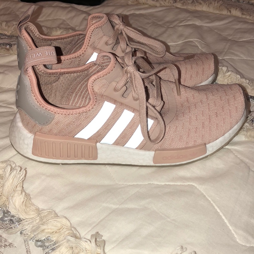 Adidas tennis shoes.